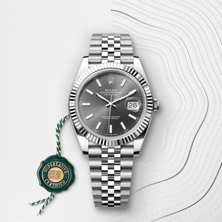 Datejust 41 Oyster, 41 mm, Oystersteel and white gold