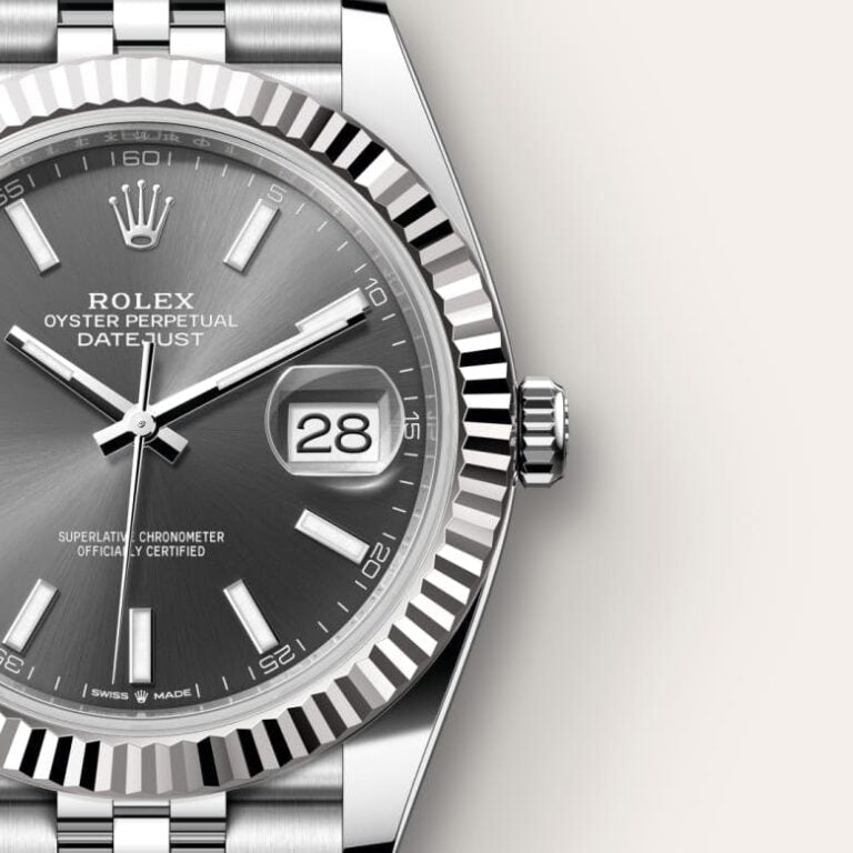 Datejust 41 Oyster, 41 mm, Oystersteel and white gold