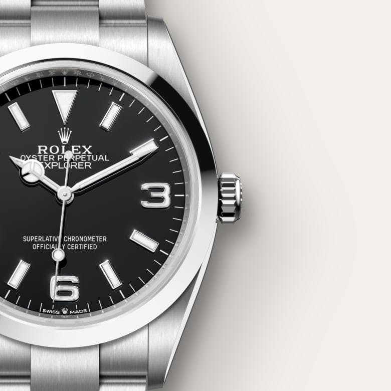 Explorer 36 Oyster, 36 mm, Oystersteel