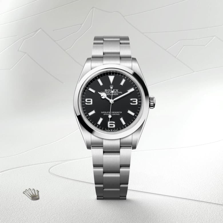 Explorer 36 Oyster, 36 mm, Oystersteel