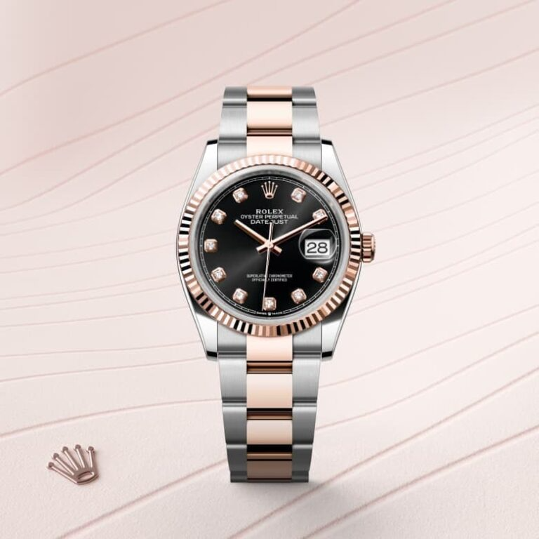 Datejust 36 Oyster, 36 mm, Oystersteel and Everose gold