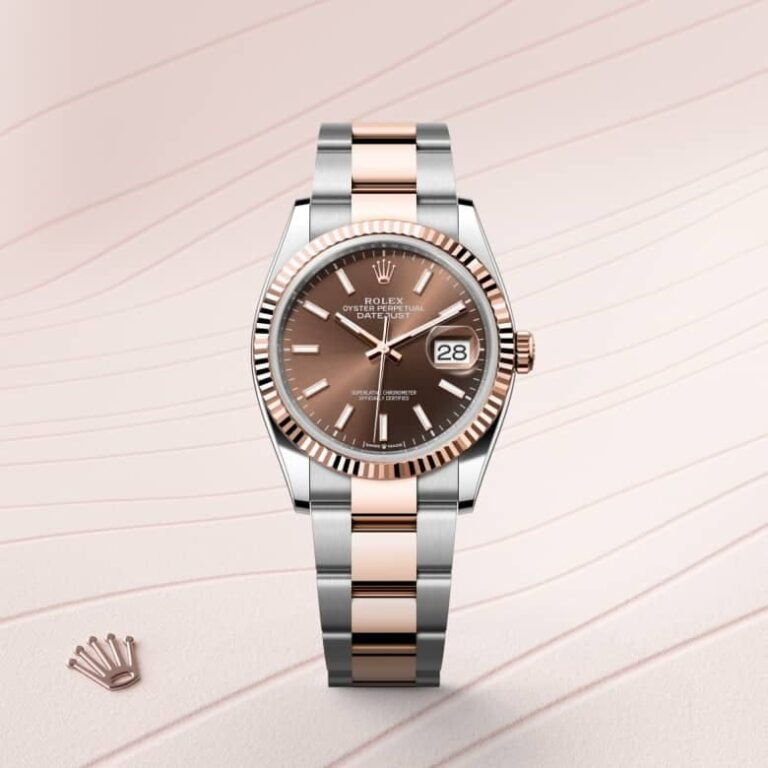 Datejust 36 Oyster, 36 mm, Oystersteel and Everose gold