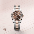 Datejust 36 Oyster, 36 mm, Oystersteel and Everose gold