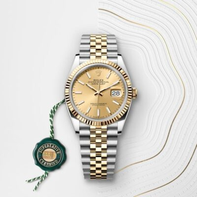 Datejust 36 Oyster, 36 mm, Oystersteel and yellow gold