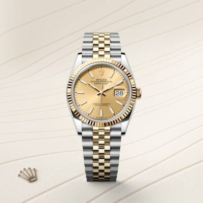 Datejust 36 Oyster, 36 mm, Oystersteel and yellow gold