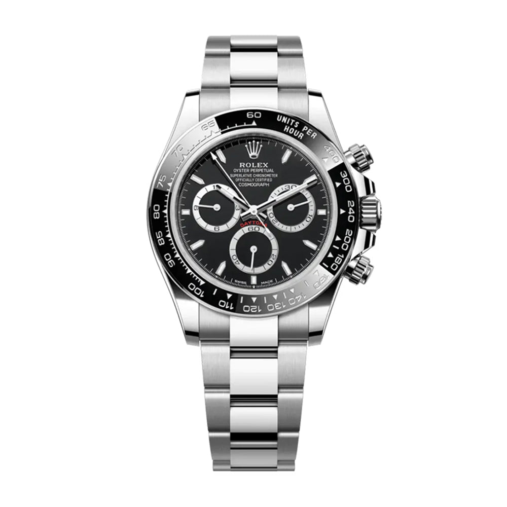 C – Cosmograph Daytona Stainless Steel Black Dial with Ceramic Bezel