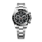 C – Cosmograph Daytona Stainless Steel Black Dial with Ceramic Bezel