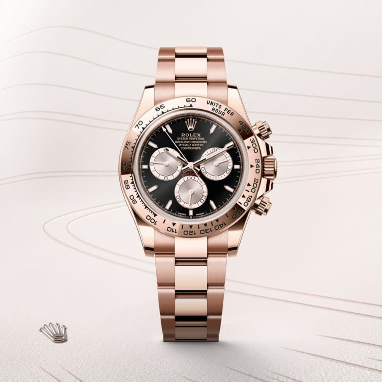 A- Cosmograph Daytona Oyster, 40 mm, Everose gold