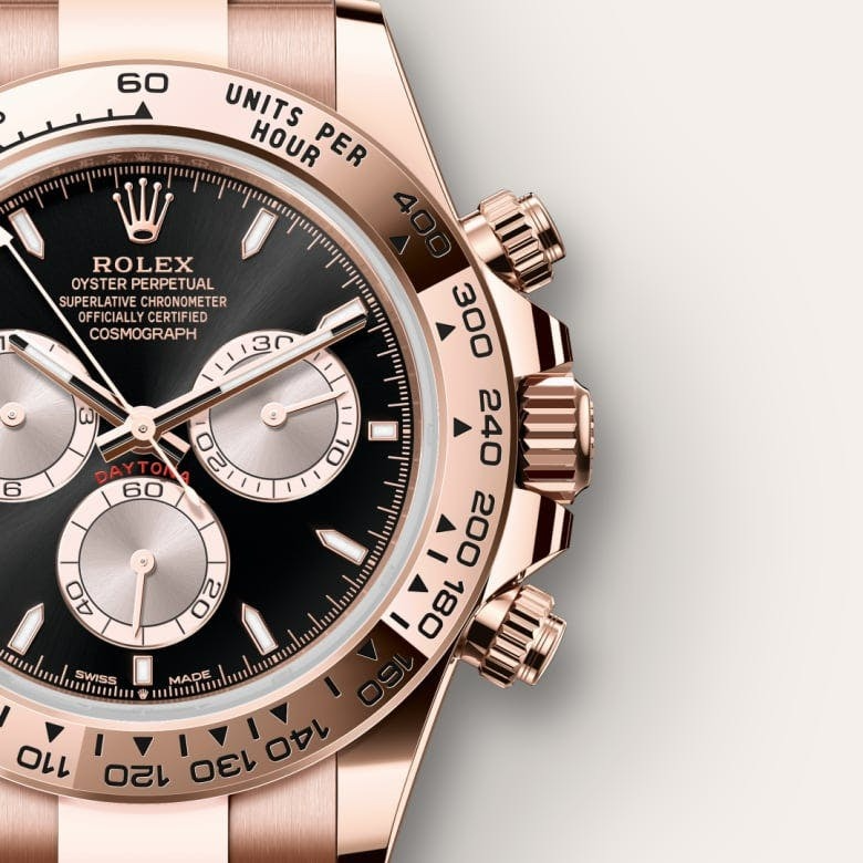 A- Cosmograph Daytona Oyster, 40 mm, Everose gold