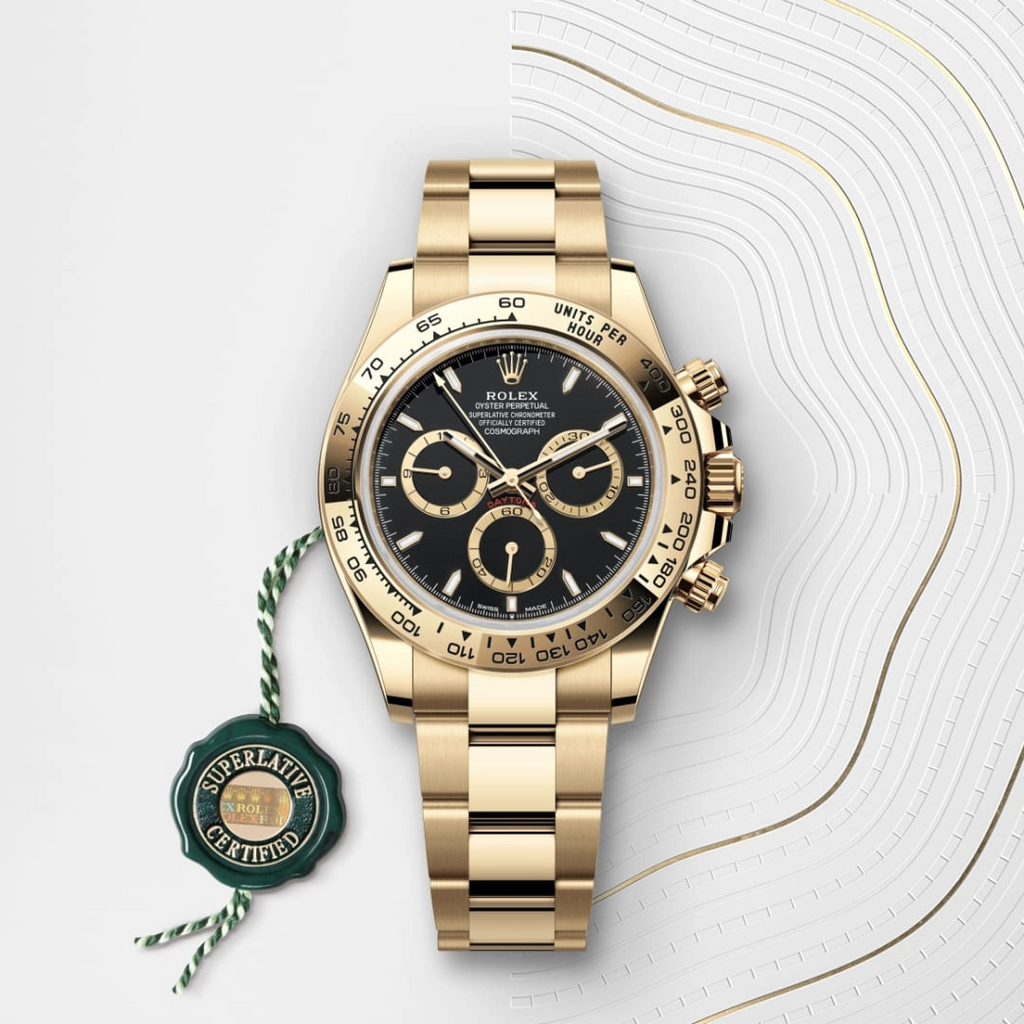 Cosmograph Daytona Yellow Gold Black Dial