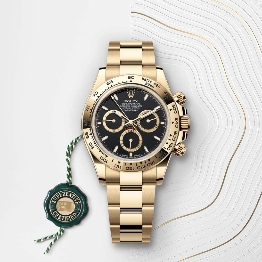 Cosmograph Daytona Yellow Gold Black Dial