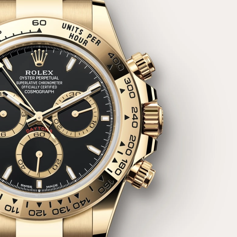 Cosmograph Daytona Yellow Gold Black Dial