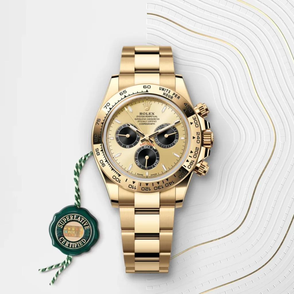 Cosmograph Daytona Yellow Gold Champagne Dial
