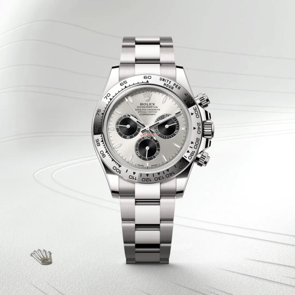 Cosmograph Daytona Platinum Ice Blue Dial with Chestnut Brown Sub-Dials