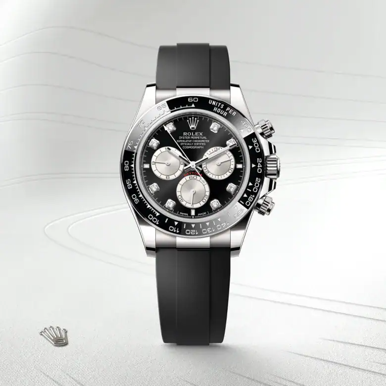 Daytona BLACK DIAMOND 18K Gold OYSTERFLEX 126519