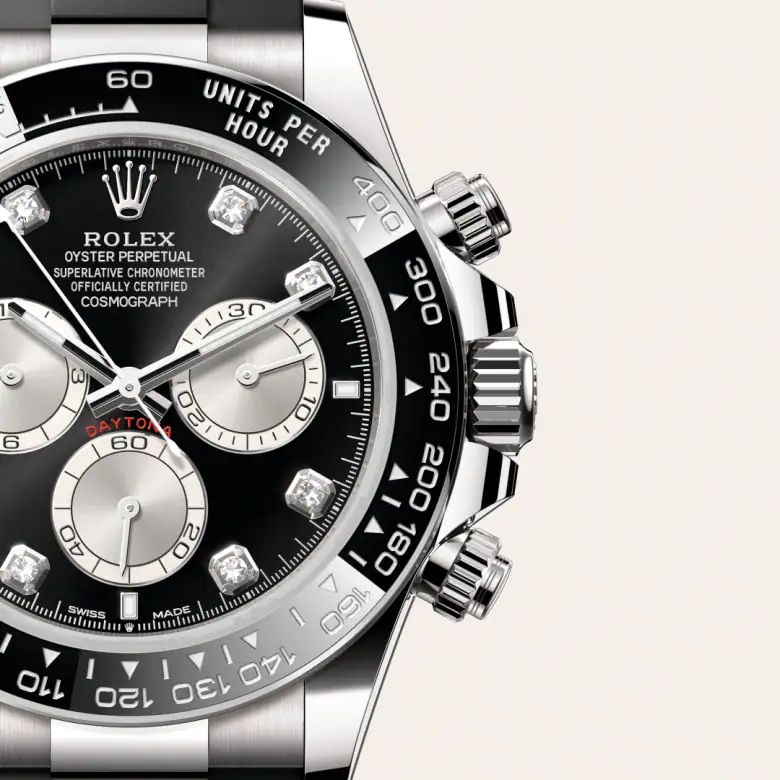 Daytona BLACK DIAMOND 18K Gold OYSTERFLEX 126519