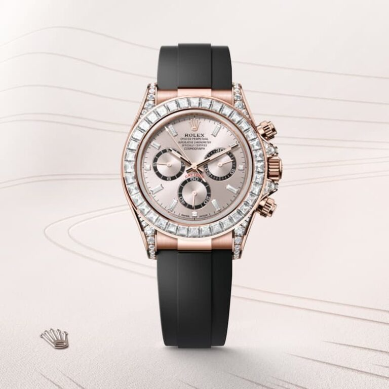 Cosmograph Daytona Oyster, 40 mm, Everose gold and diamonds