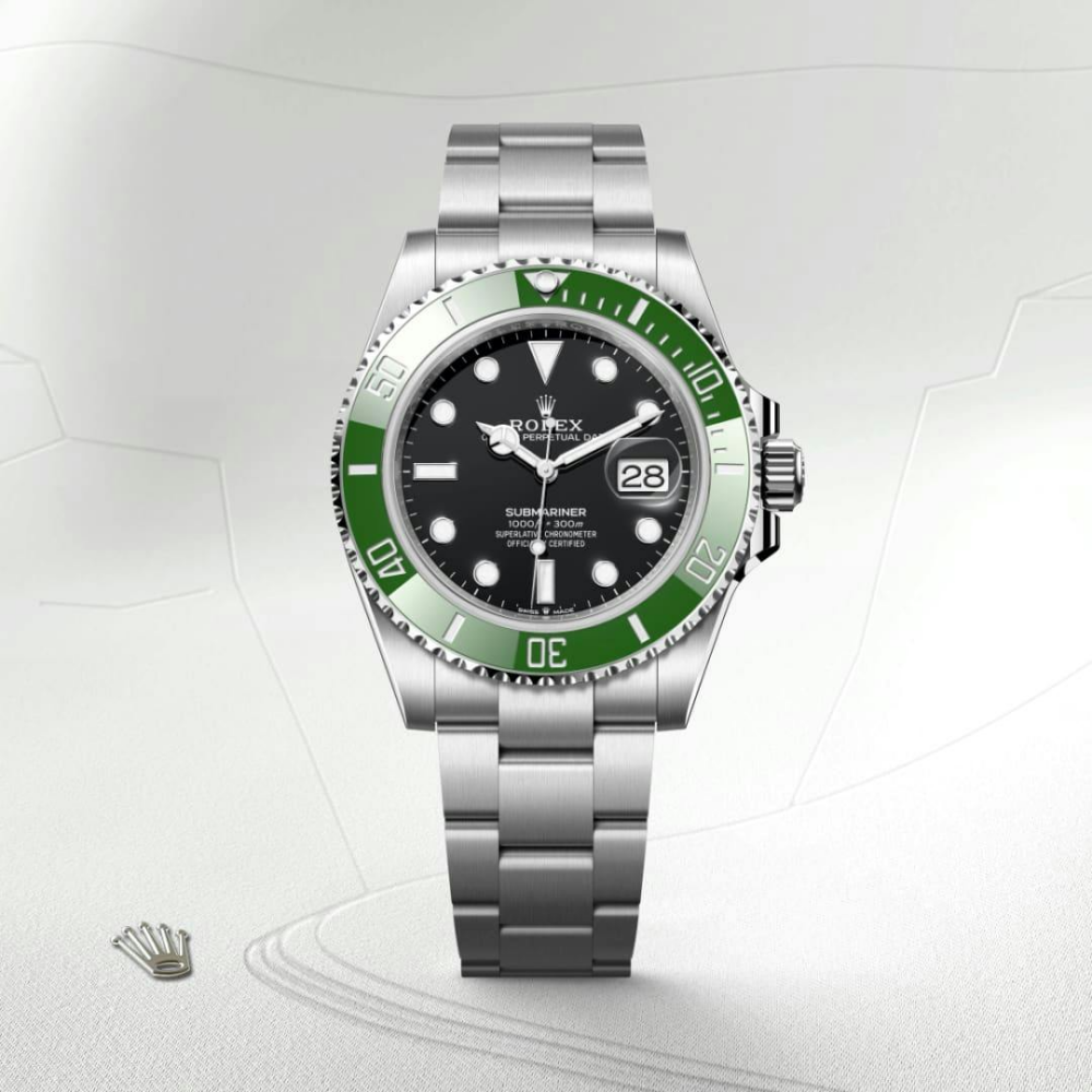 Submariner Date Oyster, 41 mm, Oystersteel