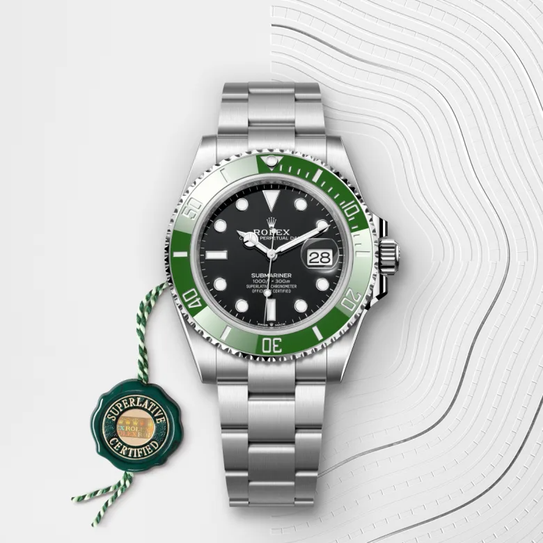 Submariner Stainless Steel “The Hulk” Green Dial Cerachrom Bezel