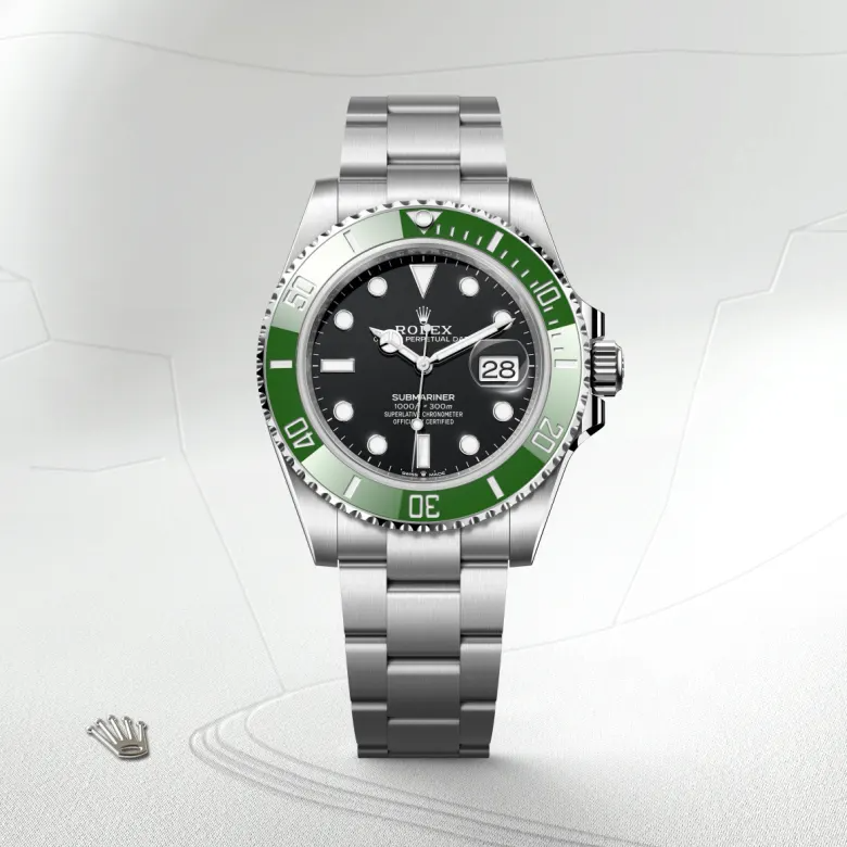 Submariner Stainless Steel “The Hulk” Green Dial Cerachrom Bezel