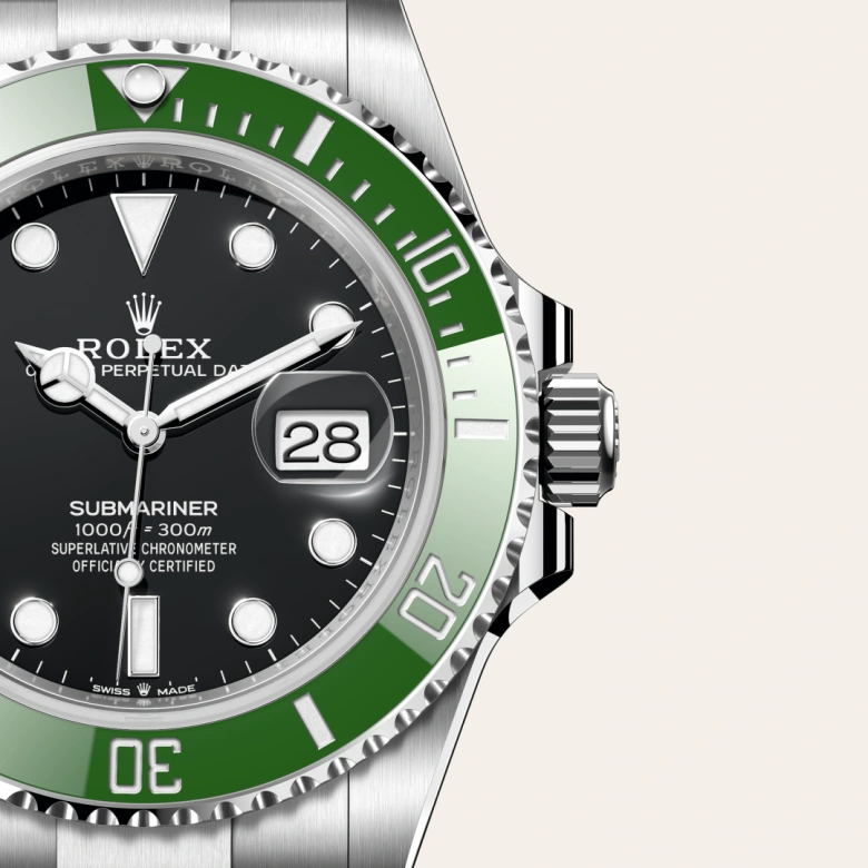Submariner Stainless Steel “The Hulk” Green Dial Cerachrom Bezel