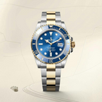 B- Submariner Date Oyster, 41 mm, Oystersteel and yellow gold