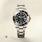 B- Submariner Date Oyster, 41 mm, Oystersteel and yellow gold