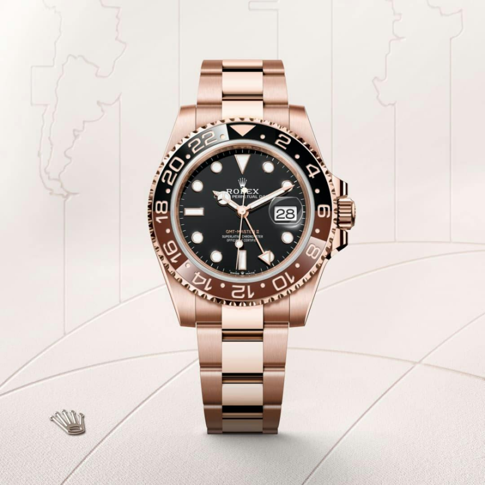 GMT-Master II Oyster, 40 mm, Everose gold