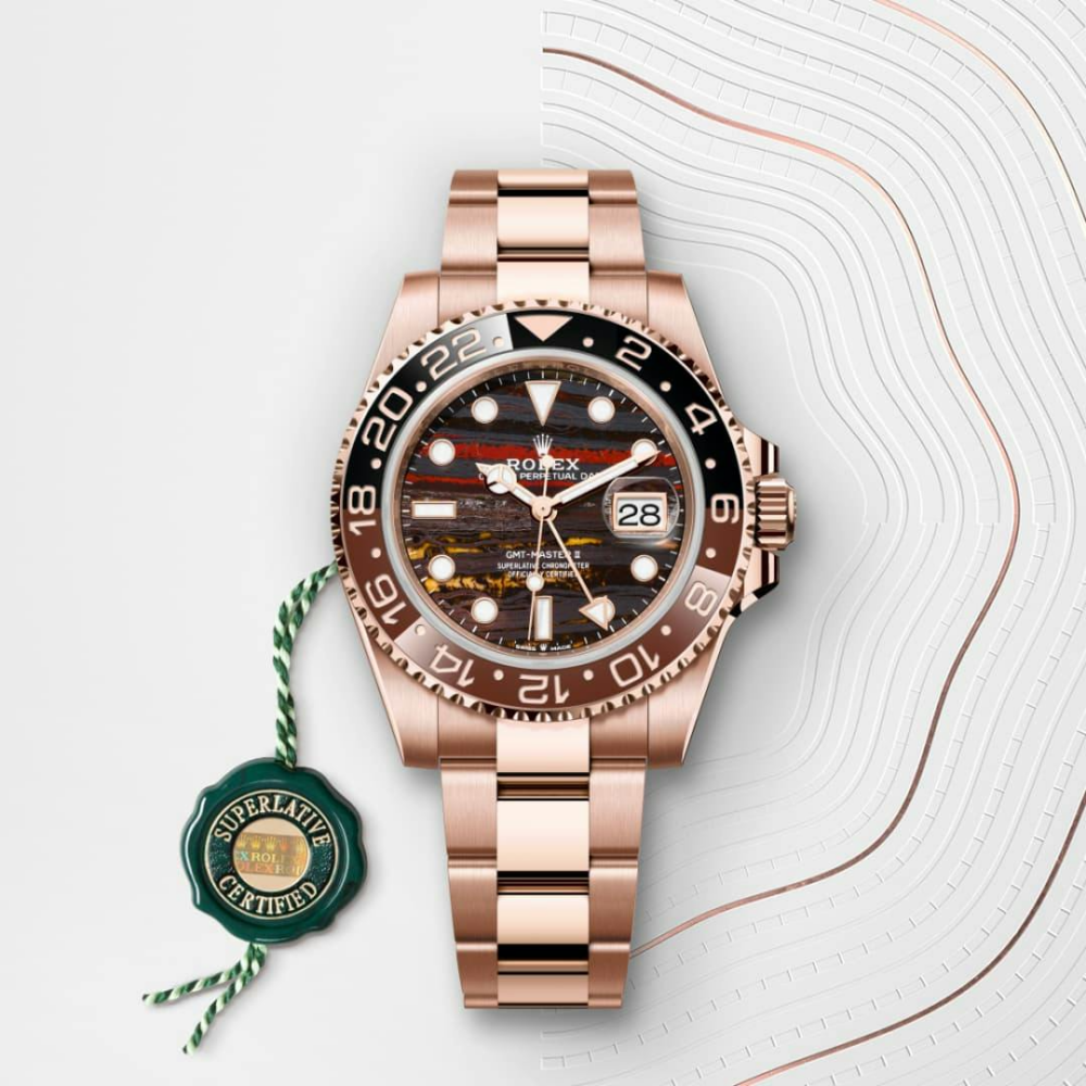 GMT-Master II Oyster, 40 mm, Everose gold