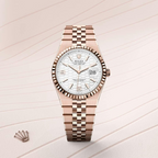 Land-Dweller 36 Oyster, 36 mm, Everose gold