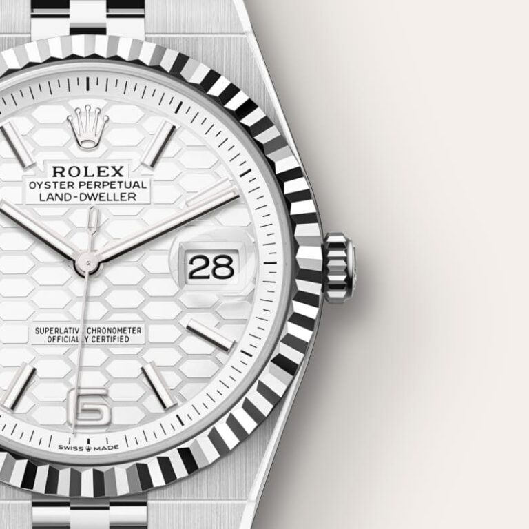 Land-Dweller 40 Oyster, 40 mm, Oystersteel and white gold