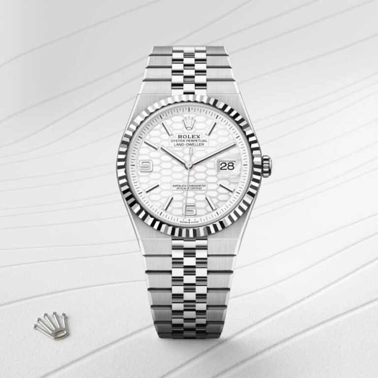 Land-Dweller 40 Oyster, 40 mm, Oystersteel and white gold