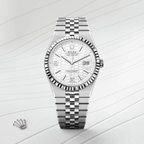 Land-Dweller 40 Oyster, 40 mm, Oystersteel and white gold
