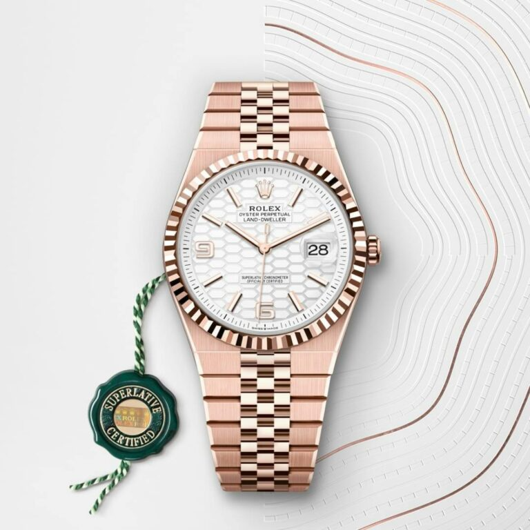 Land-Dweller 40 Oyster, 40 mm, Everose gold