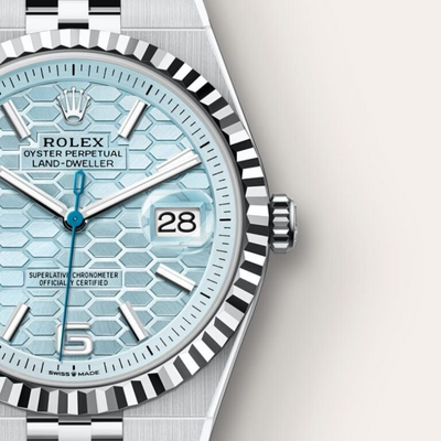 Land-Dweller 40 Oyster, 40 mm, platinum