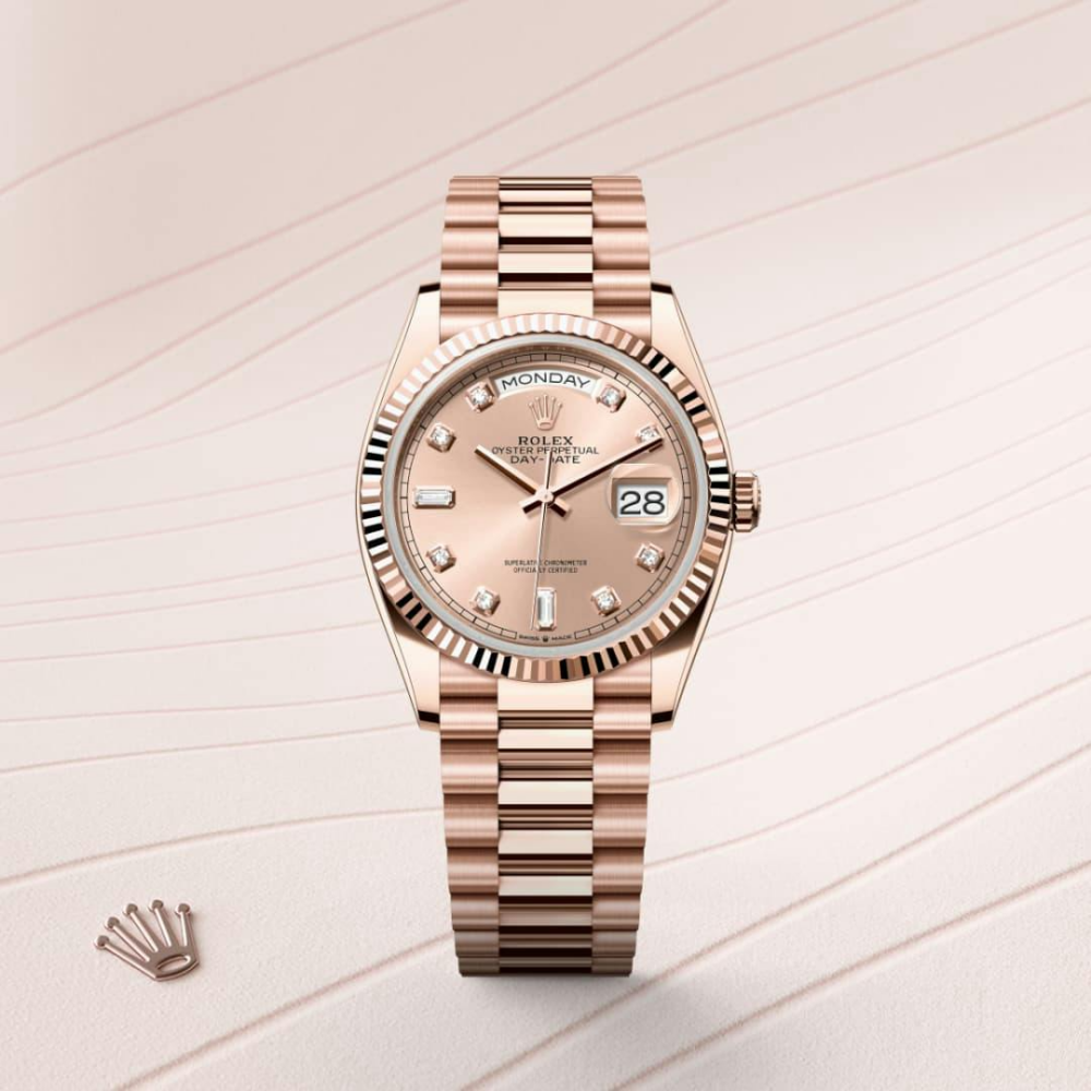 Day-Date 36 Oyster, 36 mm, Everose gold