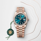 Day-Date 36 Oyster, 36 mm, Everose gold and diamonds