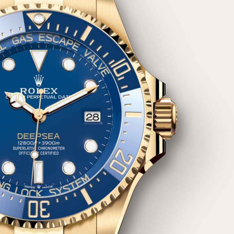 Deepsea Oyster, 44 mm, yellow gold