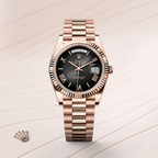 B- Day-Date 40 Oyster, 40 mm, Everose gold