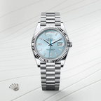 Day-Date 40 Platinum – Ice Blue Dial