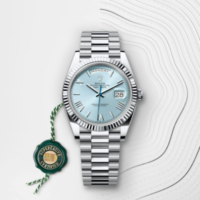 Day-Date 40 Oyster, 40 mm, platinum
