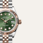 Lady-Datejust Oyster, 28 mm, Oystersteel and Everose gold