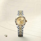 Lady-Datejust Oyster, 28 mm, Oystersteel and yellow gold