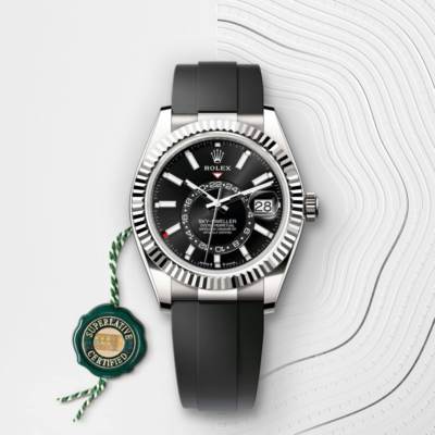 Sky-Dweller Oyster, 42 mm, white gold