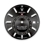 Sky-Dweller, 42mm, Oystersteel and 18k White Gold, Black, Jubilee