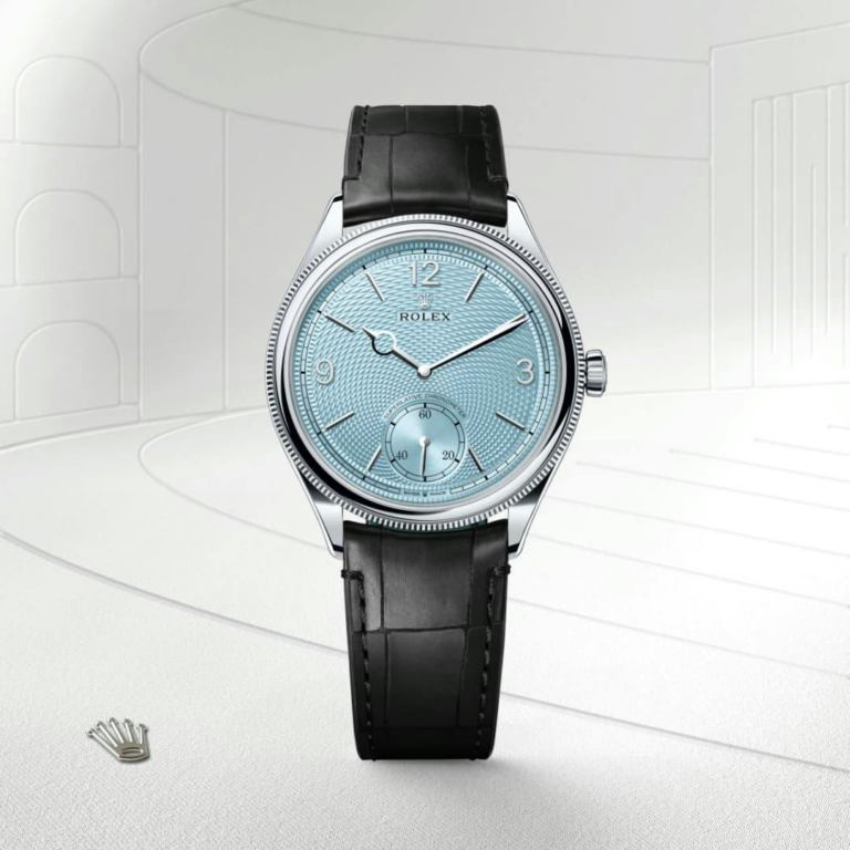 1908 39 mm, platinum, polished finish