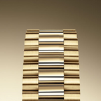 Day-Date Yellow Gold Pavé Dial Fluted Bezel
