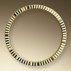 Day-Date Yellow Gold Pavé Dial Fluted Bezel