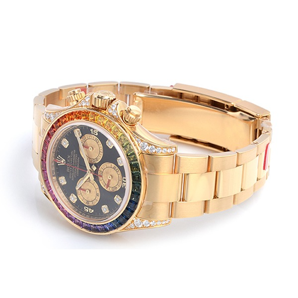 Cosmograph Daytona Rainbow Everose Gold Black Dial