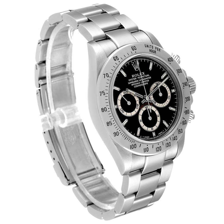 Cosmograph Daytona Stainless Steel Black Dial